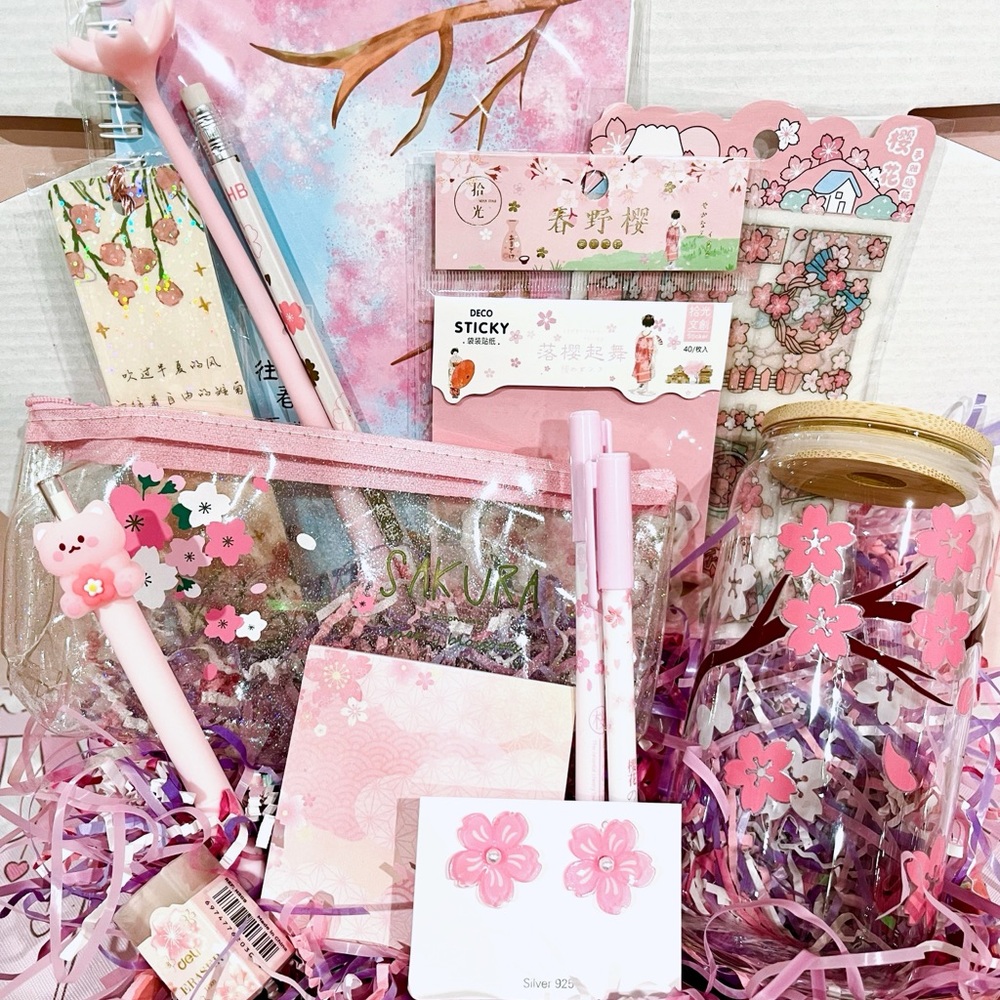 Sakura Cherry Blossom Stationery Bundle